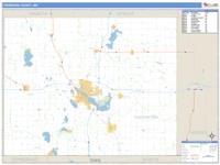 Freeborn County, MN Wall Map Zip Code