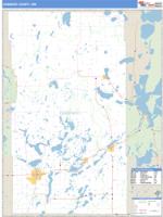 Hubbard County, MN Wall Map Zip Code