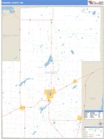 Kanabec County, MN Wall Map Zip Code