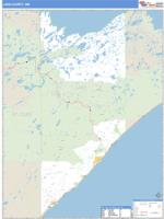 Lake County, MN Wall Map Zip Code