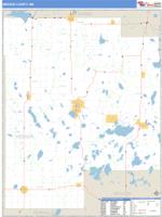 Meeker County, MN Wall Map Zip Code