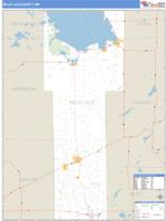 Mille Lacs County, MN Wall Map