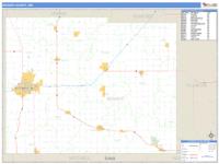 Mower County, MN Wall Map Zip Code