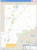 Pine County, MN Wall Map