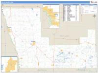 Polk County, MN Wall Map Zip Code