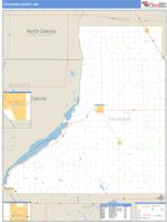 Traverse County, MN Wall Map Zip Code