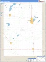 Waseca County, MN Wall Map Zip Code