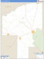 Choctaw County, MS Wall Map Zip Code