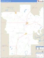 Humphreys County, MS Wall Map Zip Code