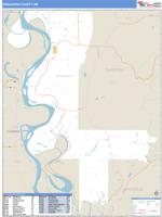 Issaquena County, MS Wall Map Zip Code