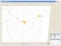 Kemper County, MS Wall Map