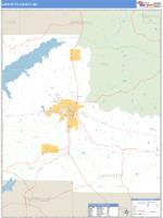 Lafayette County, MS Wall Map Zip Code