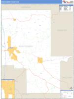 Montgomery County, MS Wall Map Zip Code