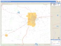 Oktibbeha County, MS Wall Map Zip Code