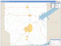 Panola County, MS Wall Map Zip Code