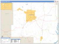 Prentiss County, MS Wall Map Zip Code