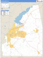 Rankin County, MS Wall Map Zip Code
