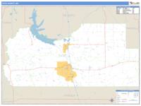 Tate County, MS Wall Map Zip Code