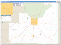 Winston County, MS Wall Map Zip Code