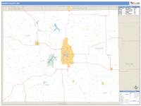 Adair County, MO Wall Map