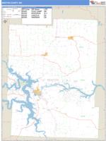 Benton County, MO Wall Map Zip Code