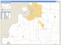 Buchanan County, MO Wall Map Zip Code