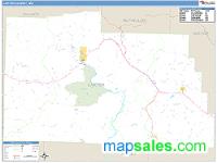 Carter County, MO Wall Map Zip Code