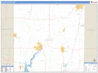 Clinton County, MO Wall Map