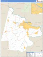 Cole County, MO Wall Map Zip Code