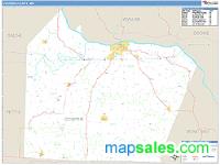 Cooper County, MO Wall Map Zip Code