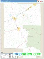 Crawford County, MO Wall Map Zip Code