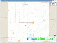 DeKalb County, MO Wall Map Zip Code