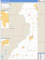 Dunklin County, MO Wall Map