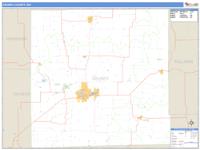Grundy County, MO Wall Map Zip Code