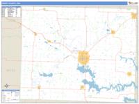 Henry County, MO Wall Map Zip Code