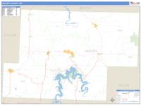 Hickory County, MO Wall Map Zip Code