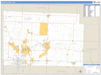 Jasper County, MO Wall Map Zip Code