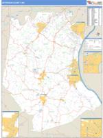 Jefferson County, MO Wall Map Zip Code