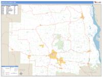 Lincoln County, MO Wall Map