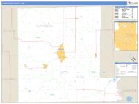 Livingston County, MO Wall Map Zip Code
