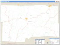 Maries County, MO Wall Map Zip Code