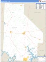 Morgan County, MO Wall Map Zip Code