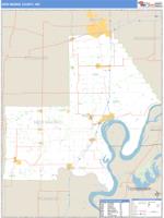 New Madrid County, MO Wall Map Zip Code