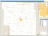 Nodaway County, MO Wall Map Zip Code