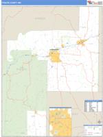 Phelps County, MO Wall Map Zip Code