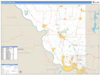 Platte County, MO Wall Map Zip Code