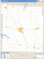 Polk County, MO Wall Map Zip Code