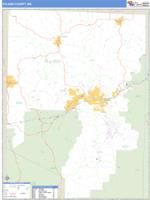 Pulaski County, MO Wall Map Zip Code