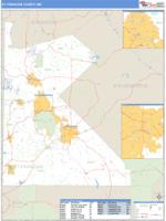 St. Francois County, MO Wall Map Zip Code