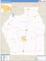 Stoddard County, MO Wall Map Zip Code